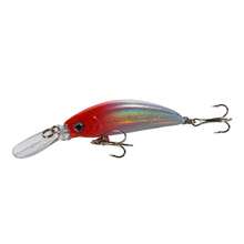 1pc Long Tongue Sinking Minnow - Durable ABS Material, 2.76 Inch/5.7g, 3D Eyes, With Treble Hooks, Compact And Agile, Increases Catch Rate - Suitable For Various Fish Species - Multicolor - View 18