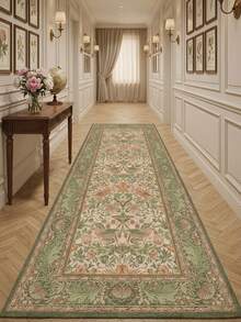 1pc Bohemian Floral & Bird Totem Countryside Style Rug/Carpet/Area Rug/Bath Mat/Door Mat/Runner, Soft Washable, Suitable For Bathroom, Kitchen, Entryway, Hallway, Bedside, Living Room, Bedroom And More - Multicolor - View 2