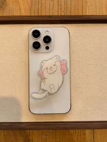 Cute Cat Phone Holder, Slouchy Desk Phone Stand, Air Cushion Grip Holder, Suitable For All Phones - Multicolor - View 4