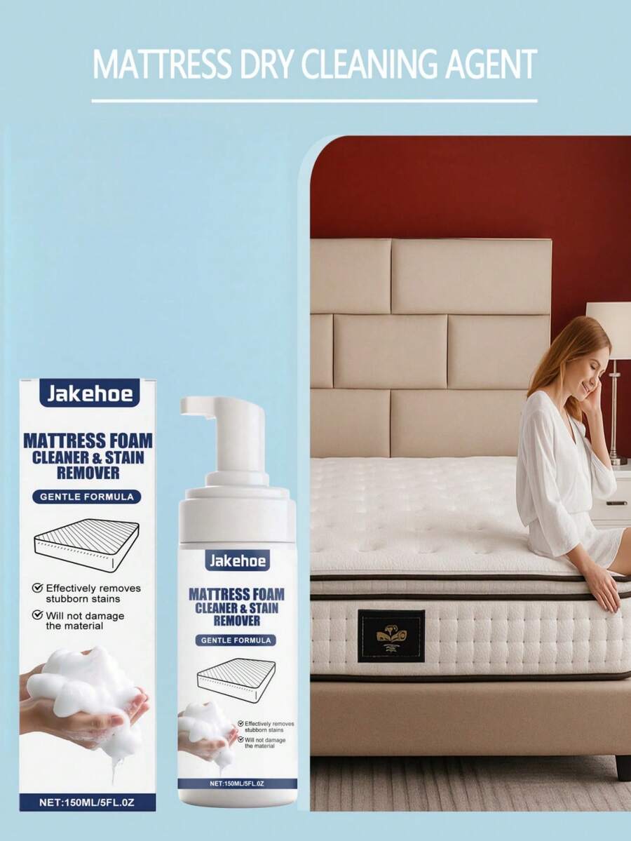 Jakehoe Mattress Cleaner, Suitable For Mattress, Carpet, Oil Stains, Daily Maintenance, Multi-Purpose Cleaning Agent