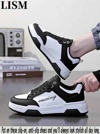 LISM 2026 New Simple White Sneakers For Women | Thick Sole Increase Height, Soft Anti-Slip Sole, Not Tired Feet, Versatile Casual Sneakers For Daily Commute And Sports