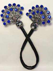 1个发髻造型器，配有蝴蝶结、羽毛和人造珍珠，打造优雅盘发造型，是女士配饰、发饰、美发工具、卷发造型、旅行必备、美发工具、女士配饰、美发用品、秋季、旅行、发饰、女士、美发工具、旅行、礼物、美发用品、女士、美发用品、成人礼发饰、美容礼品创意、女士夏季海滩度假必备配饰 - 彩色 - 查看 11