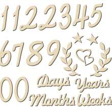 Decorative Letters & Numbers - 22pcs - View 12
