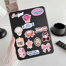 50 miếng dán phong cách Y2K dễ thương, kiểu retro, chống thấm nước, thích hợp dán lên bình nước, laptop, điện thoại, ván trượt, sổ kế hoạch, nhật ký, v.v. - Z - Xem 3