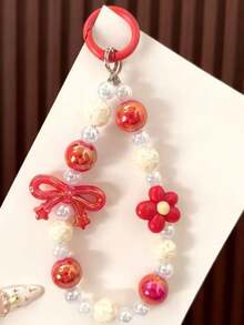 1个时尚优雅蝴蝶钥匙扣 | 亚克力和铁材质，非常适合挂在女士包包上、车钥匙上，也是节日礼物的理想之选 - 彩色 - 查看 4