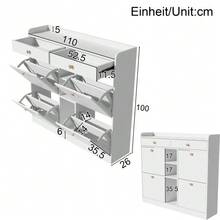 Storage Cabinets - White - View 2