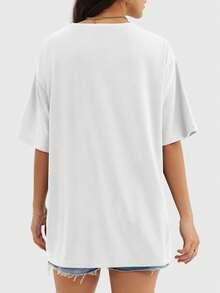 Speed mate 3pcs Women Casual Loose T-Shirts, Round Neck Short Sleeve Basic Sports Tops For Summer - Red Violet - View 6