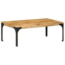 Coffee Table 100x55x35 Cm Solid Wood Mango - Brown - View 10