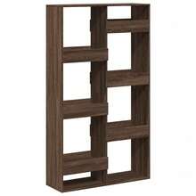 Room Divider Brown Oak 100x33x175 Cm Engineered Wood - Brown - View 2
