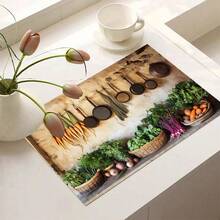 1pc, 2D Rubber Furnace Cover Pad, With Non-Slip And Heat-Resistant Synthetic Surface, Is Suitable For Glass Electric Furnace, With Scratch-Proof Function, And Can Be Used As Oven, Washing Machine And Dryer. - Multicolor - View 15