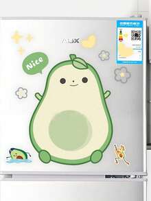 Magnetic Memo Pad Stickers, Refrigerator Decorative Memo Paper, Reusable Erasable Creative Memo Stickers, Whiteboard Magnetic Writing Board (Random Eraser Color) - one-size - View 6