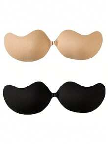 4 Pairs Invisible Bras, Push-Up Bras, Strapless Invisible Bras, Breathable Skin-Friendly Women's Invisible Bras, Reusable Backless Bras, Women's Bras And Bra Accessories - Multicolor - View 8