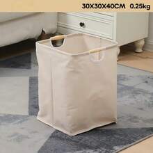 一套便携式可折叠洗衣篮，带提手，耐用轻便，适用于客厅、浴室、卧室、宿舍和公寓，可收纳T恤、衬衫、毛衣、针织衫等衣物，多功能洗衣篮，节省空间，可折叠，易于清洁，通风设计，带提手，方便分类衣物，日常洗衣，家居收纳，洗衣房配件，实用洗衣篮。 - 卡其色 - 查看 10