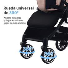 Carriola Para Bebé Bastón Con Sistema De Plegado Fácil - Rosa - Ver 6