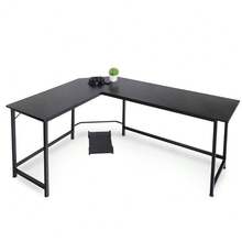 L-Shaped 66and#034;Computer Desk Corner Gaming Desk PC Laptop Study Table Workstation - như hình ảnh - Xem 1