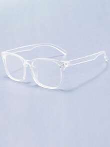 Gafas de hombre con marco de acrílico transparente, accesorios de gafas transparentes para el verano - Multicolor - Ver 5