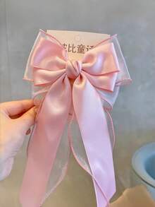 1个女士优雅缎带蝴蝶结发夹，发饰 - 彩色 - 查看 2
