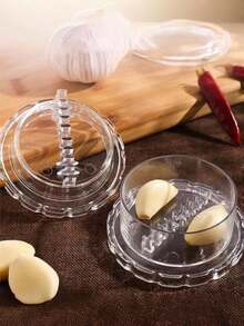 Creative Kitchen Tool Garlic Crusher, Garlic Peeler, Garlic Press, New Kitchen Gadget Garlic Mincer - Multicolor - View 1