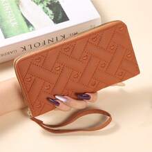 New Embroidered Long Wallet & Phone Pouch - Multicolor - View 9