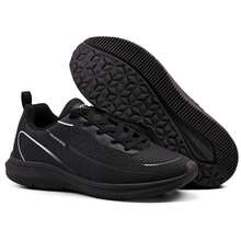 Gym, Running, Casual, Sports, EVA Lace-Up Shoes For Gym And Fitness - Black Black - View 5