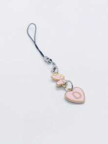 1条粉色爱心字母手机挂绳，字母A-Z，蝴蝶图案手机挂饰，DIY饰品礼物，送给朋友、女朋友和生日的完美礼物 - 彩色 - 查看 19