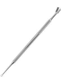 A High-End Silvery Stainless Steel Nail Art Circle Angled Steel Push, A Tool For Wearing And Removing Nails, Double-Ended Circle Hoof Push, Specifically For Nail Technicians In Beauty Salons - Multicolor - View 8