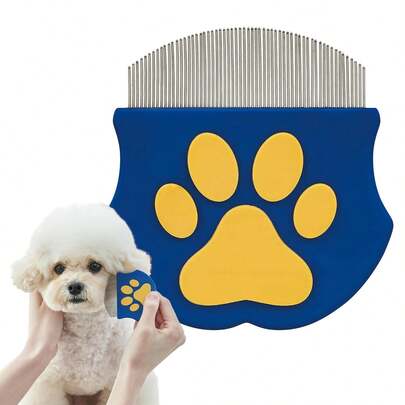 Professional Pet Eye Groomer | Stainless Steel Tear Stain Remover For Cats & Dogs | Gentle Round-Tip Grooming Tool | Compact & Portable, Removes Eye Odor