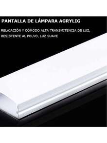 Kit de 18 Perfiles para Tiras LED | Sistema de Instalación Rápida en Cielo Falso | Decoración Moderna para Hogar - 18 piezas - Ver 11