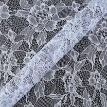 1 tấm vải ren hoa dệt jacquard, rộng 63 inch, ren lưới thêu tinh tế, thích hợp cho váy cưới, khăn voan cô dâu, các sản phẩm may vá DIY, trang trí nhà cửa và may mặc. - Nhiều màu - Xem 20