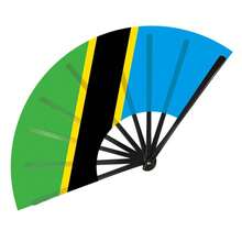 1把多国元素旗帜折叠扇，民族主题派对服装道具，粉丝聚会应援用品，热销畅销品 - 彩色 - 查看 5