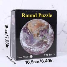 一套1000片行星拼图 - 月球拼图 - 地球拼图 - 包含多种行星拼图 - 为顾客提供更多拼图选择 - 生日礼物 - 母亲节礼物 - 愚人节礼物 - 复活节礼物 - 节日礼物 - 完美礼物 - 礼品 - 玩具 - 游戏 - 畅销商品 - 彩色 - 查看 3