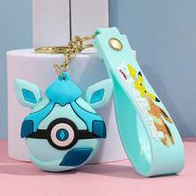 pokemon 精灵球钥匙扣套装，PVC材质球形钥匙扣，官方动漫周边收藏钥匙圈，可用于车钥匙、包包等，是送礼佳品。 - 查看 6