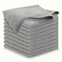 Juego de 5/10/20 paños de cocina para el hogar en gris claro, de secado rápido, absorbentes y suaves - gris - Ver 7