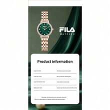 FILA 38-6841 Luxury Small Round Dial Quartz Women's Watch 27mm Diamond Steel Strap 30M Waterproof Ladies Wristwatch - one-size - View 9