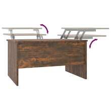 Coffee Table Smoked Oak 80x50x42.5 Cm Engineered Wood - Brown - View 8