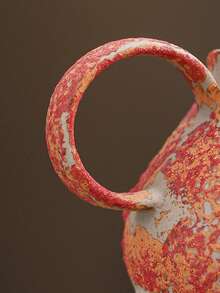 1pc 260ml Ceramic Cup, Breakfast Milk Cup, Oatmeal Cup, Flower Tea Cup, Latte Art Coffee Cup, Espresso Cup, Office Water Cup, Hanging Ear Coffee Cup, Ceramic Cup, Creative Crackle Glaze Ceramic Mug, Beverage Cup, Coffee Cup - Multicolor - View 9