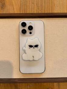 Cute Cat Phone Holder, Slouchy Desk Phone Stand, Air Cushion Grip Holder, Suitable For All Phones - Multicolor - View 6