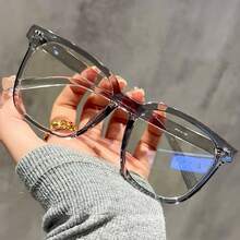 1pc Unisex PC Material Fashion Student Glasses, Suitable For Both Men And Women - Multicolor - View 5