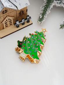 1pcsThe New European And American Christmas Tree Hair Clips Are Suitable For Wearing During Festivals. They Are Cute And Sweet, Making Them Perfect Party Gifts. - Multicolor - View 5