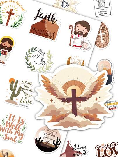 50pcs Vinyl Stickers - Multipurpose Stickers For Calendars, Motorcycle Helmets, Notebooks, Pencil Cases, Bumper Stickers, Stationery Labels, Decorative Decals Matte Finish - Perfect For Party Gifts, Rewards, And Holiday Presents