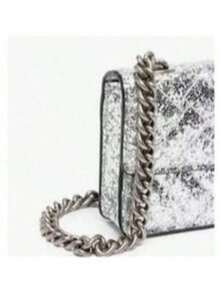 Kurt 1 Geiger 2026New Mini Crossbody Bag, Shiny And Versatile Chain Single-Shoulder French Genuine Version, Crossbody Bag, Single-Shoulder Bag.Suitable For Use In Winter. Suitable As A Gift To Give To Others.Crossbody Bags For Women.Christmas Gifts.Gifts For Women.Purses And Bags Women.Bolsas Elegantes Para Mujer.Carteras.Christmas Gift,Christmas Gift For Girlfriend, - 銀色 - 查看 5