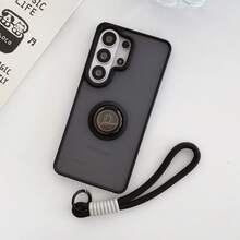 Ốp điện thoại đa năng có dây đeo, ốp điện thoại chống sốc với chân đế ẩn, tương thích với iPhone 17 Pro Max/16/15/14/13/12/11, Galaxy S10/S20/S21/S22/S23/S24/S25, Galaxy A55 5G, A35/A15/S24U/S26U, Honor 400/Pro Lite, P20/30/40/50/60/70/80 - màu đen - Xem 4