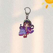 创意卡通人物亚克力钥匙扣，休闲动漫亚克力人物模型钥匙扣挂件，送给卡通模型爱好者的精美礼物 - 彩色 - 查看 10