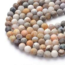 1 Strand 8mm Natural Stone Tiger Eye Blue Spot Jasper Matte Round Beads Loose Beads For Jewelry Making, DIY Crafts & Healing Crystals - Multicolor - View 4