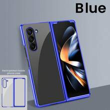 Classic Electroplated Transparent Phone Case Suitable For Samsung Galaxy ZFold3, ZFold4, ZFold5, ZFold6, ZFold7, ZFlip3, ZFlip4, ZFlip5, ZFlip6, ZFlip7, ZFlip7FE, Naked Phone Effect, Fashionable And Versatile - Multicolor - View 18