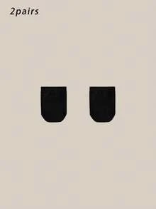 2/5/6双装女士多色半掌按摩底纯棉袜，情侣袜，亲子款，高弹力，抗菌除臭，柔软舒适，四季皆宜，透气针织面料，简约设计，居家、通勤、聚会、休闲旅行、节日礼物 - 彩色 - 查看 10