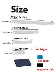 6pcs 20cm/30cm/50cm LED 3-Color Changing Cabinet Lights With Sensor, Ultra-Thin Smart Kitchen Counter Lights, Wardrobe Home Decor Lights, Rechargeable Battery & Motion Sensor, Wireless Self-Adhesive For Cabinet, Shoe Rack, Entrance, Indoor & Outdoor Decoration Lighting, Essential Home Accessory For Kitchen, Bedroom, Wardrobe, 200/350mAH - 櫥櫃燈 - 查看 10