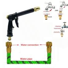 2026 可伸缩魔术水管，高压洗车，7种喷水模式，水枪，家用花园浇水软管 - A - 查看 7