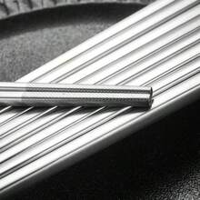 5双装316L不锈钢哑光筷子，高端防霉餐具礼盒套装 - 查看 5