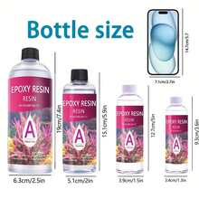 Bộ nhựa Epoxy 500ml - Trong suốt, bền, tự san phẳng, dùng cho mặt bàn, thủ công mỹ nghệ, đúc khuôn, làm trang sức và phủ bề mặt. - 250ml A+250ml B - Xem 2